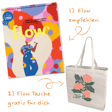 Flow empfehlen und Kalender gratis erhalten