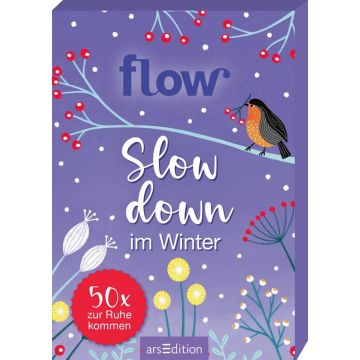 Flow Kartenbox "Slow down im Winter"									