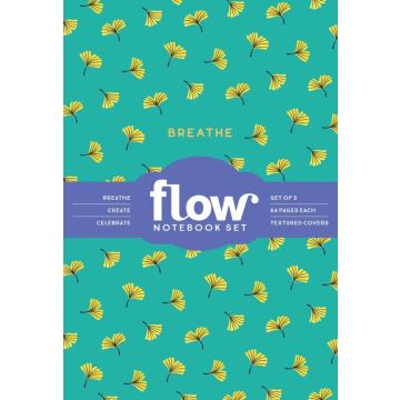 Flow Notizbuch Set Breathe, Create, Celebrate