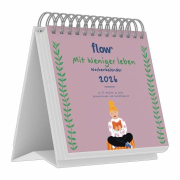 Flow Wochenkalender 2026: Mit weniger leben