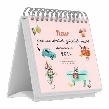 Flow Wochenkalender 2026: Was uns wirklich glücklich macht