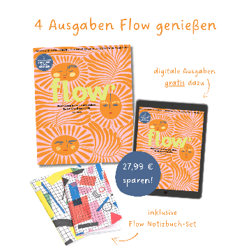 Flow 4x genießen - gedruckt und digital