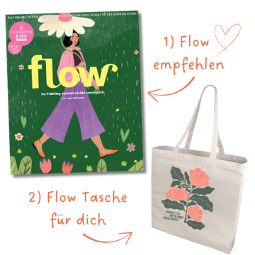 Flow empfehlen und Kalender gratis erhalten