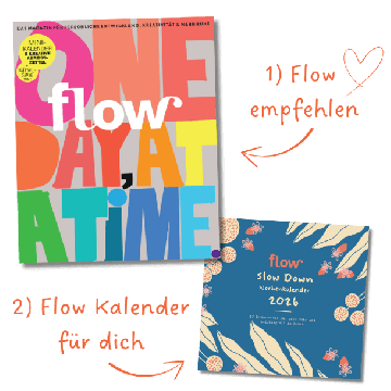 Flow weiterempfehlen und Kalender sichern!