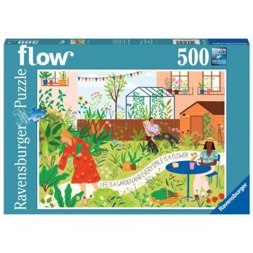 Flow Puzzle "Life is a Garden" (500 Teile)