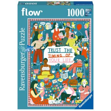 Flow Puzzle "Trust the Timing of your Life" (1000 Teile)